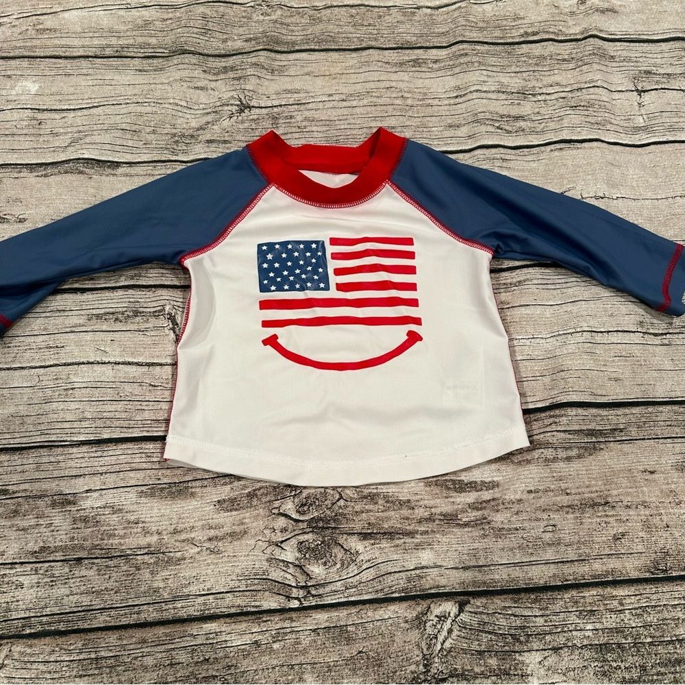 Baby Gap Patriotic Rashguard Size 6-12 months